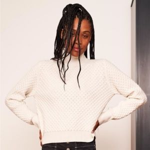 La Ligne Honeycomb Mockneck Cashmere